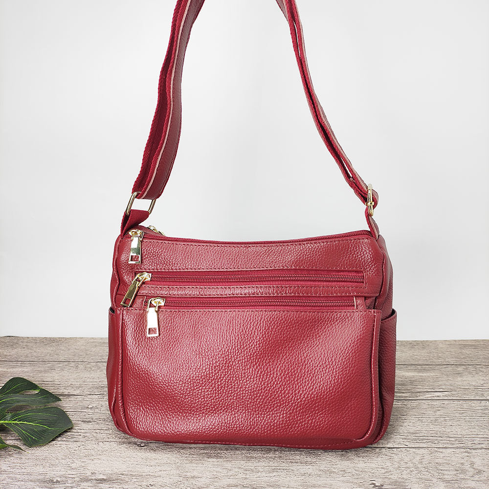Women's Large Capacity Light Luxury First Layer Crossbody Bags