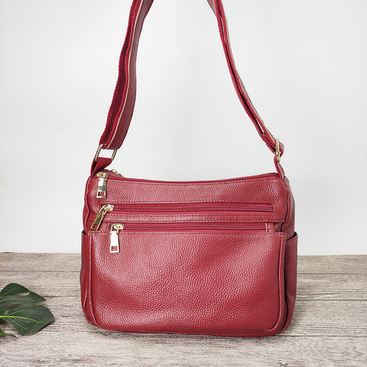Women's Large Capacity Light Luxury First Layer Crossbody Bags