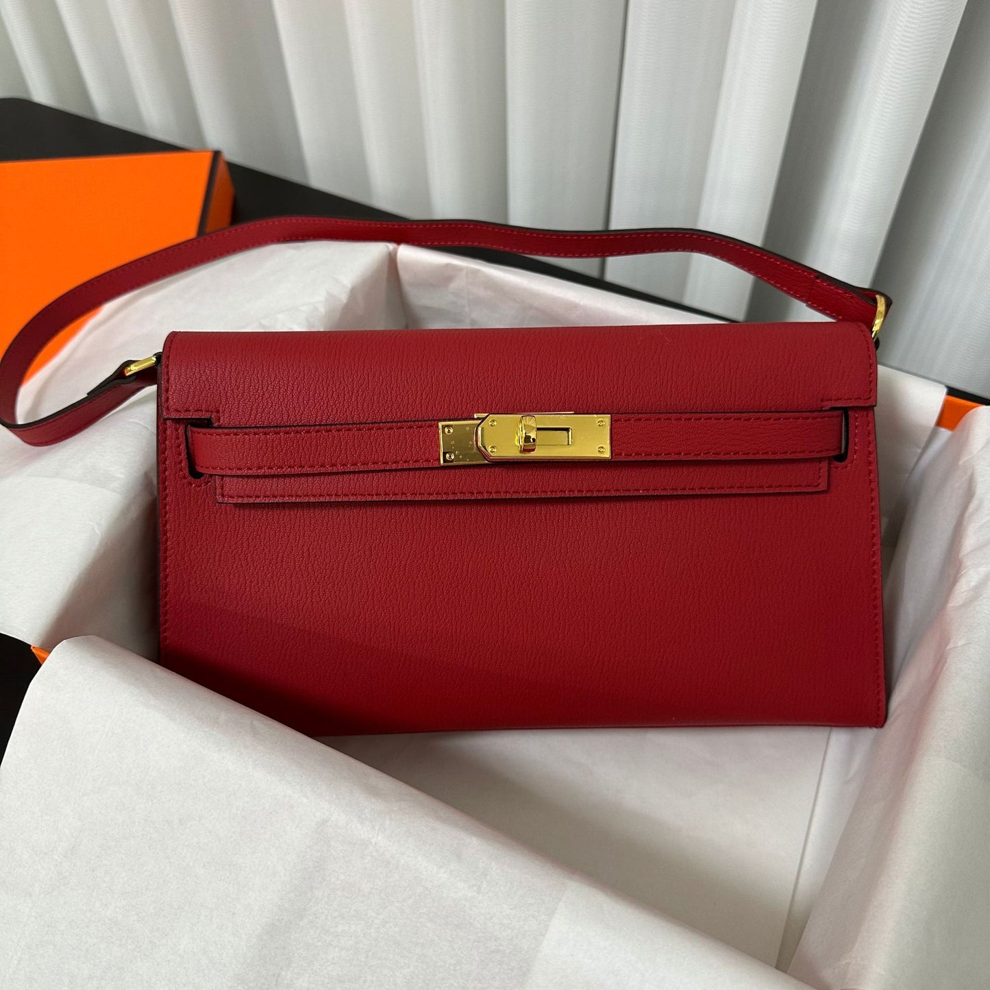 Women's Pattern Genuine Leather Kelly Underarm High-grade Armpit Bags