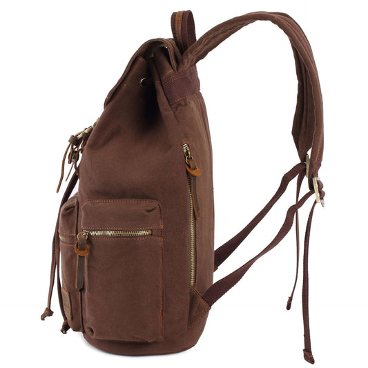 Men's Canvas Retro Female College Shiralee Fashion Backpacks