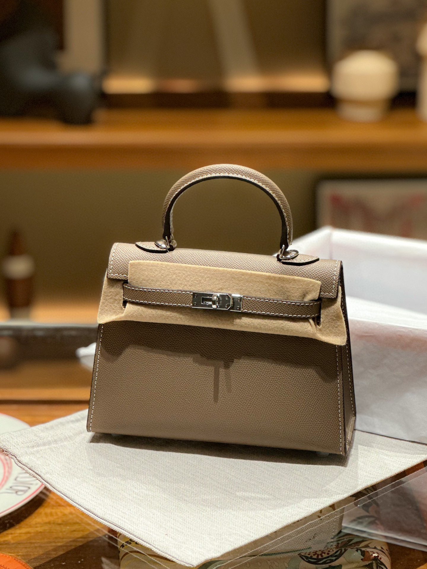 Women's Leather Second Generation Kelly Mini Fashionable Crossbody Bags