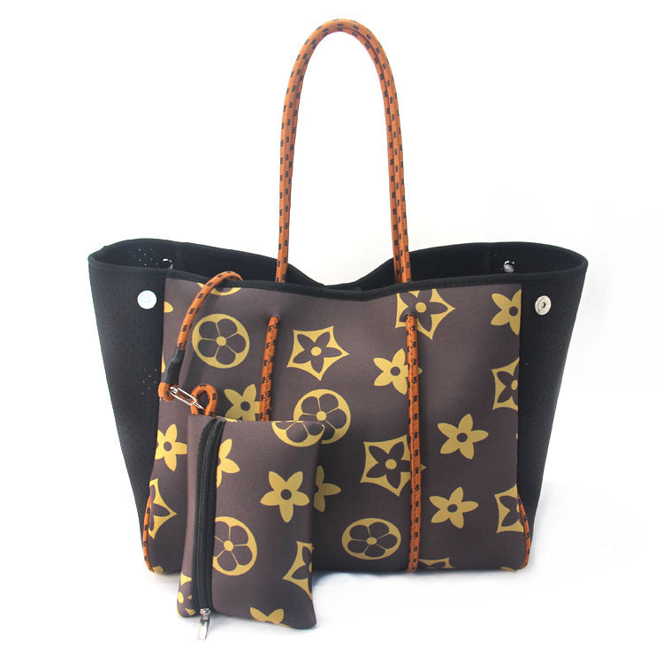 Women's Fashion Neoprene Big Large Beach Travel Bags