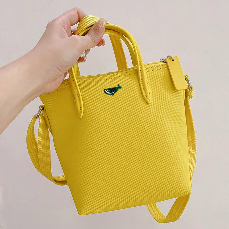Women's Short Mini Lacoste Portable Dumpling Mobile Crossbody Bags