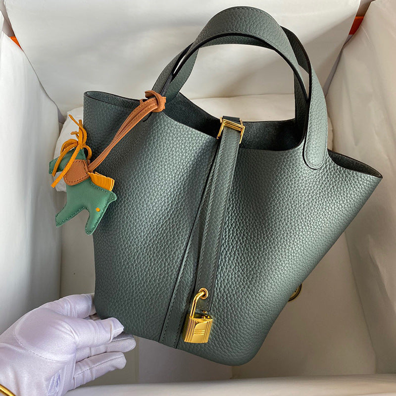 Women's Vegetable Basket For Hand Holding Fashion Bucket Bags