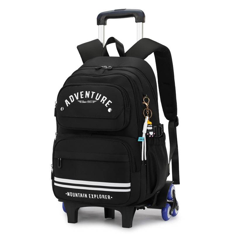 Fish Stair Climbing Large Capacity Removable Elementary School Students' Schoolbags