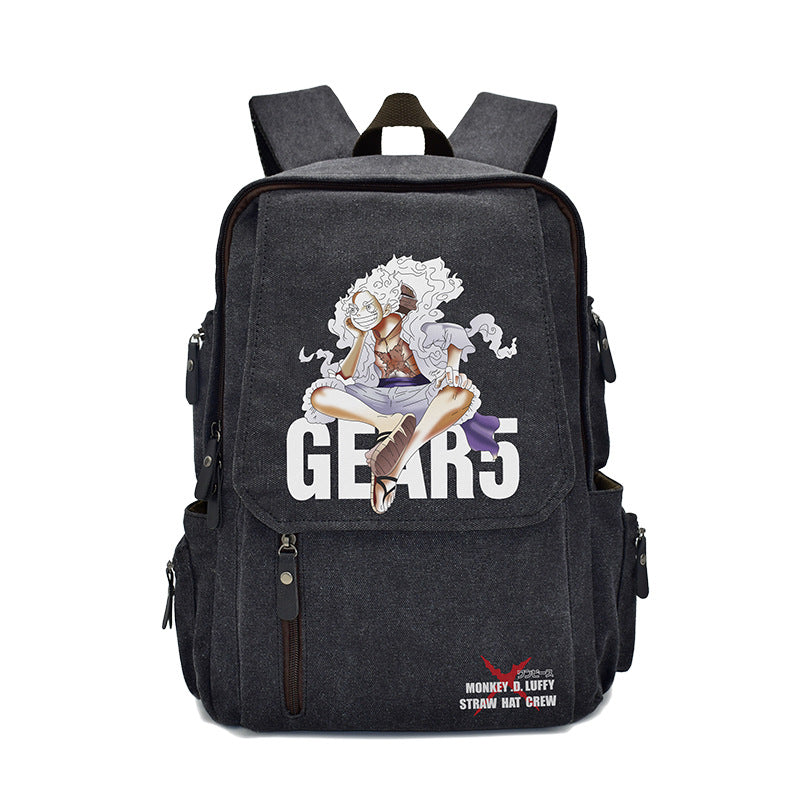 Fire Shadow Totoro One Piece Large Backpacks
