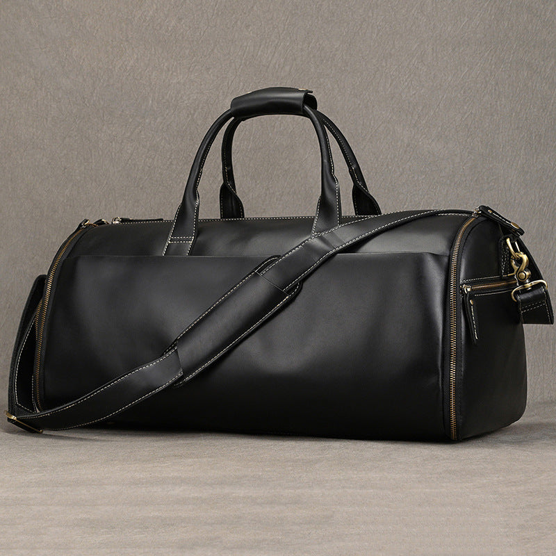 Horse Leather Folding Suit Storage Dry Travel Bags