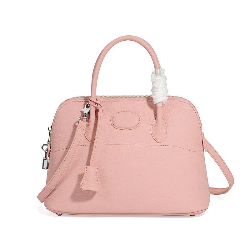 Women's Genuine Leather Trendy Lychee Pattern Cowhide Crossbody Bags
