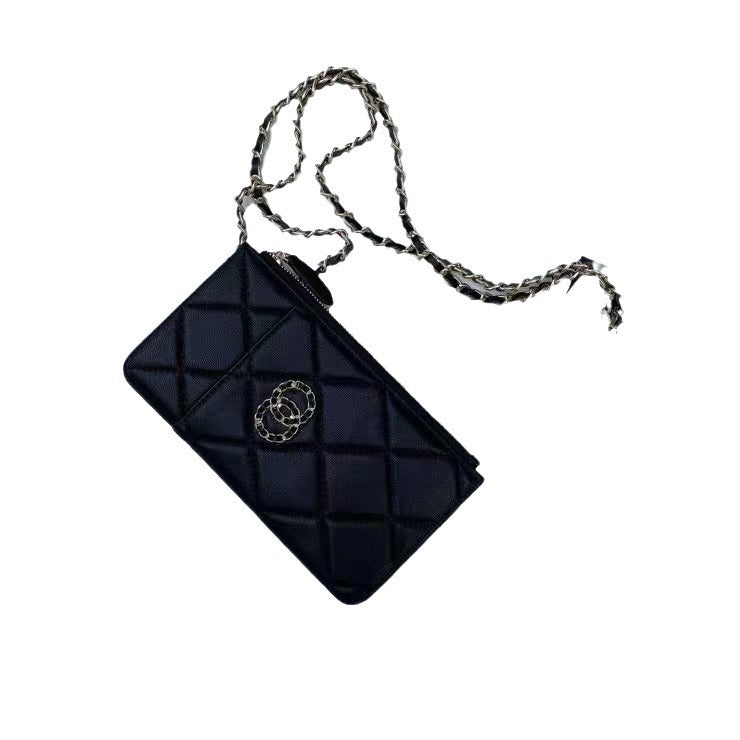 Women's Mobile Fashion Sheepskin Vertical Mini Phone Bags