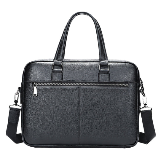 Men's Business Genuine Leather Advanced Texture Portfolio Men's Briefcases