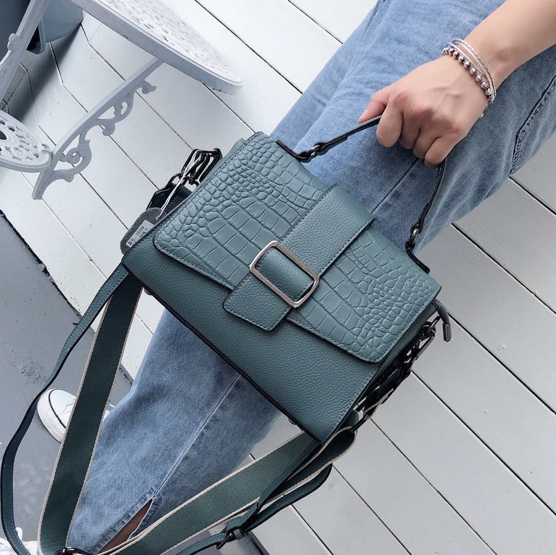 Women's Leather Simple First Layer Fashion Large Handbags