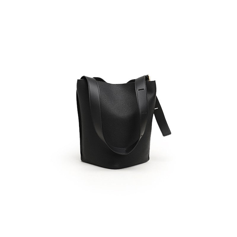 Women's Practical Soft Leather Adjustable Versatile Trendy Bucket Bags