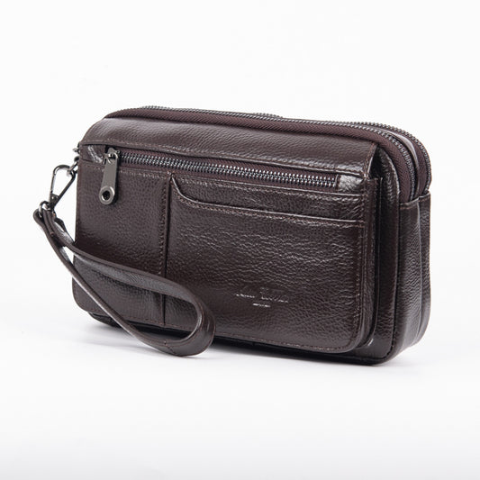 Men's Genuine Leather Clutch First Layer Cowhide Men's Handbags