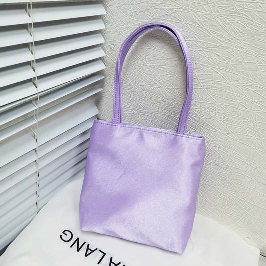 Female Niche Vintage Satin Mahjong Mobile Tote Bags