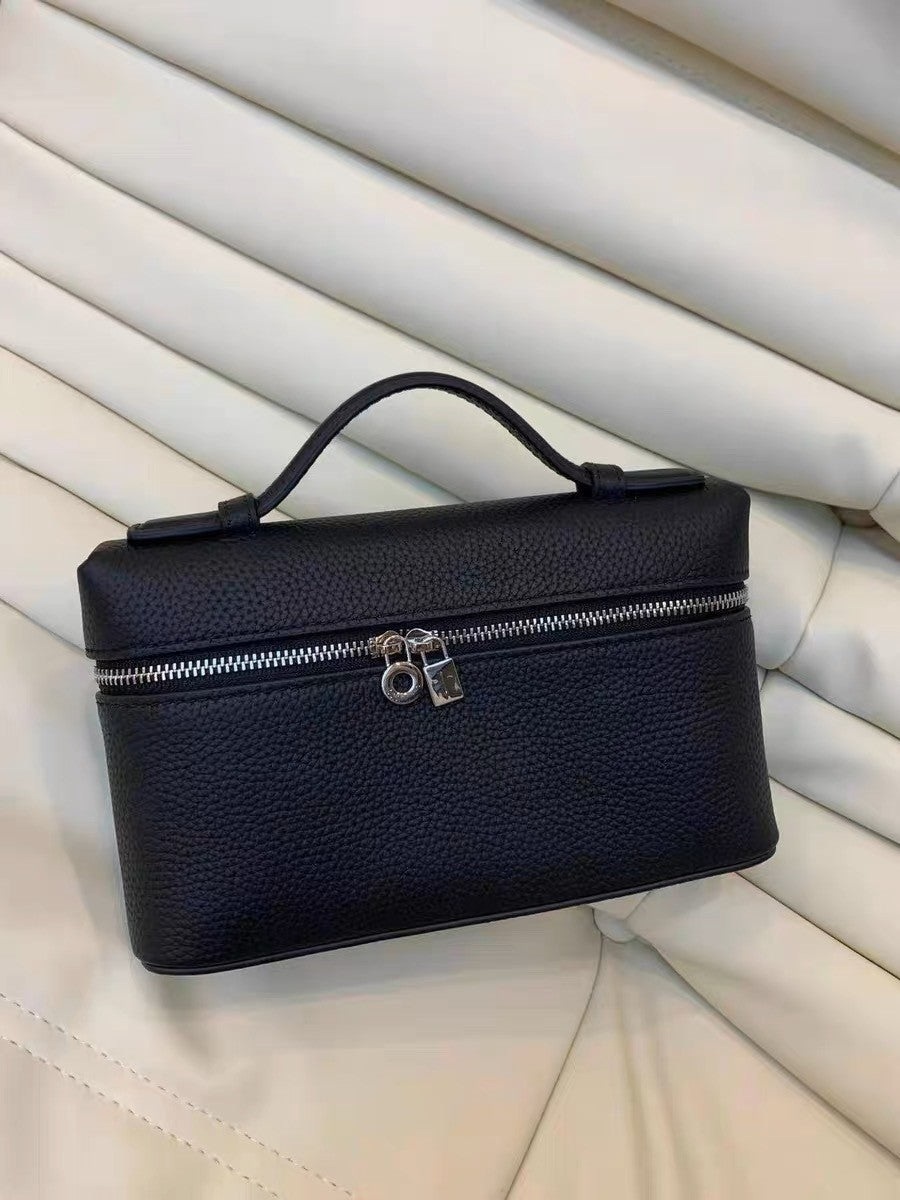 Women's Lunch Box Genuine Leather Portable For Bags