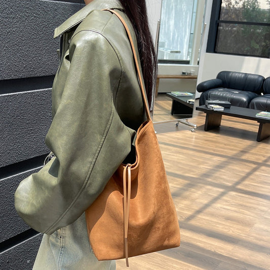 Women's Advanced Texture Light Luxury Genuine Leather Tote Bags