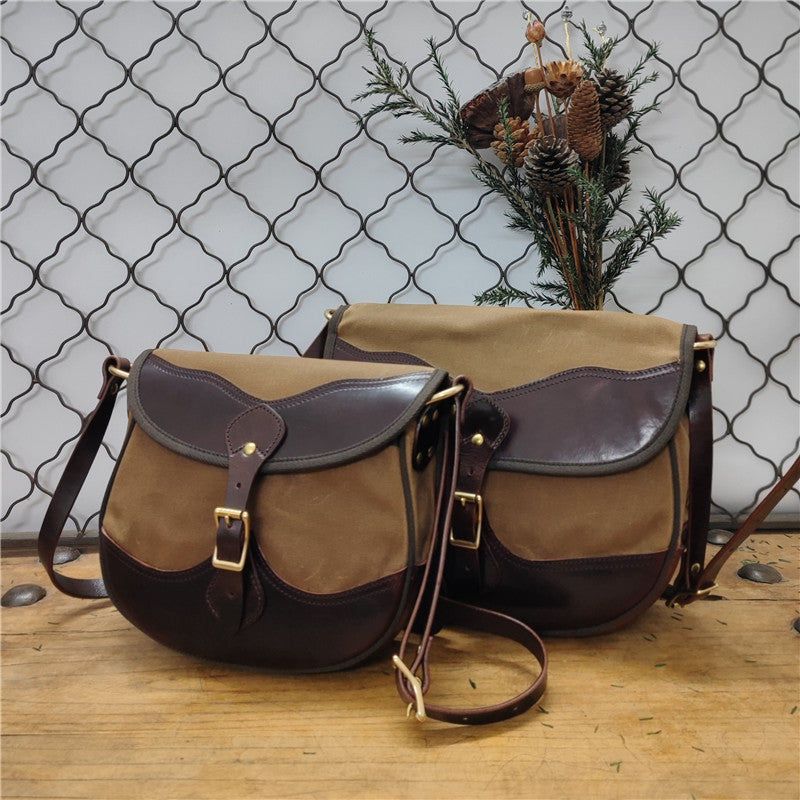 Women's & Men's & American Vintage Oil Wax Canvas Shoulder Bags