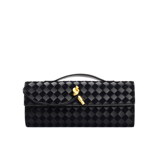 Women's Genuine Leather Commuter Baguette Large Capacity Handbags
