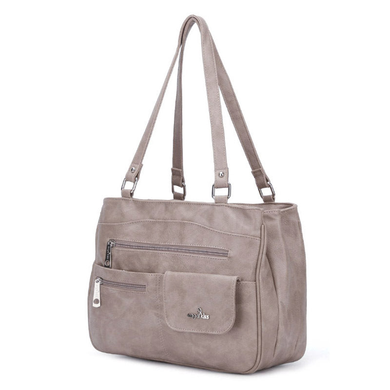 Women's Elegant Retro Large Capacity Portable Handbags