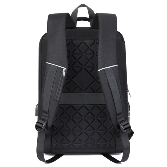Men's Graceful Simple Business Inch Charging Backpacks