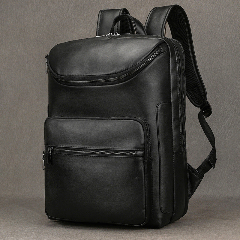 Men's Genuine Leather Vintage Computer Crazy Horse Bags