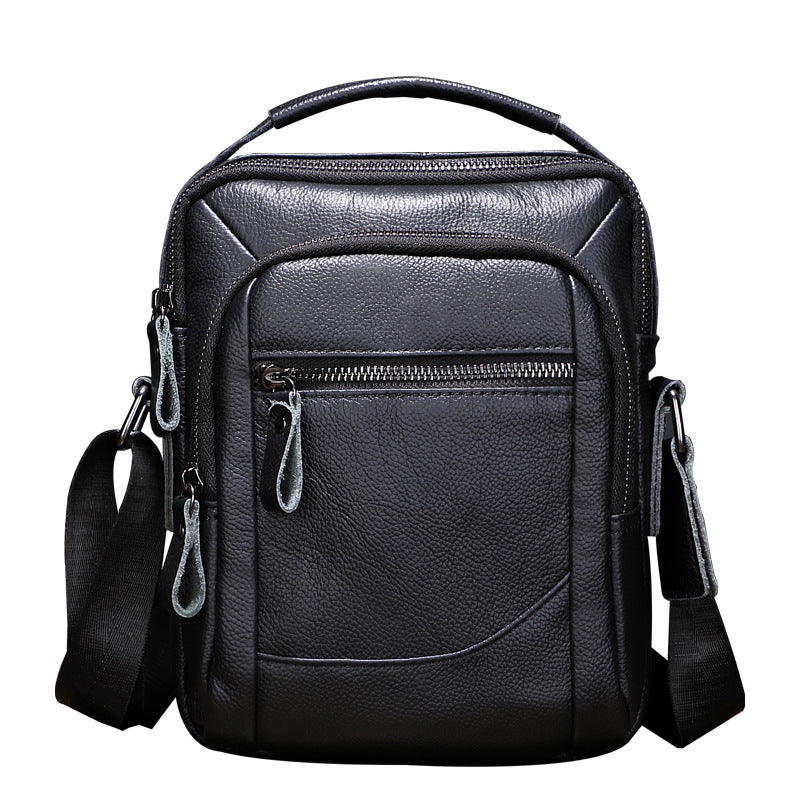 Men's Household Genuine Leather Business Multifunction Soft Men's Shoulder Bags