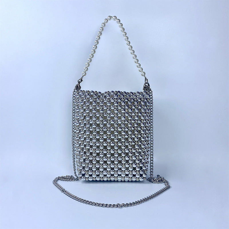 Advanced Texture Pearl Niche Fairy Portable Bucket Bags