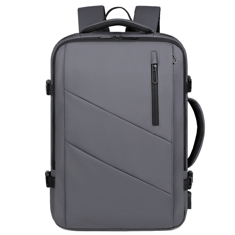 Men's Color Scalable Trip Commuter Large Capacity Backpacks