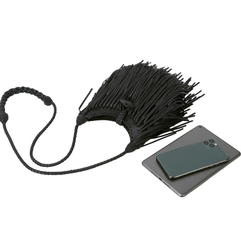 Women's Trendy Retro Tassel Fashion Handmade Crossbody Bags