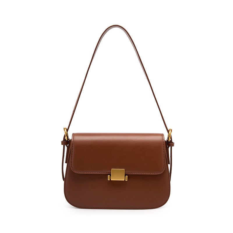 Women's Fashion High Sense Design Underarm Genuine Bags