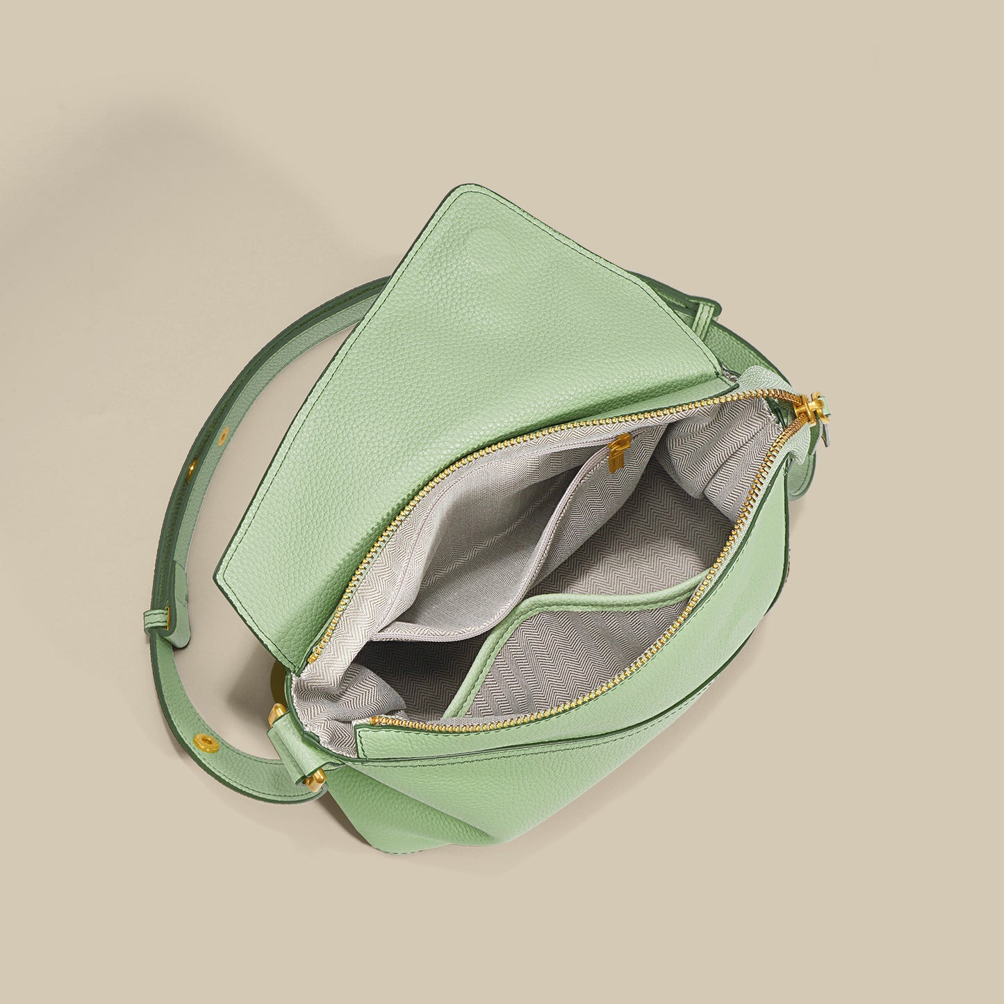 High-grade First Layer Leather Underarm Female Shoulder Bags