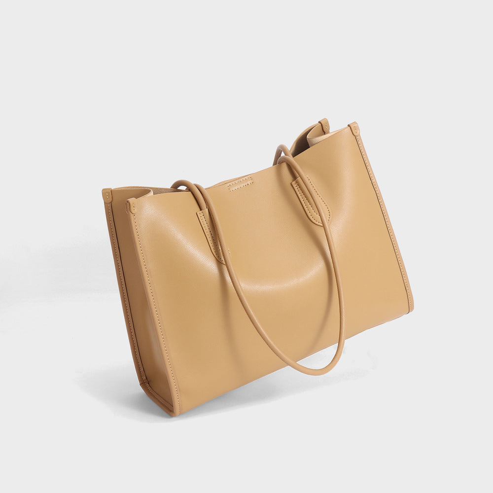 Women's Underarm Leather Fashion Commuter Large Capacity Shoulder Bags