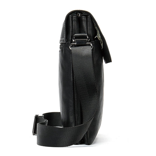 Men's Trendy Genuine Leather Business Vertical Men's Messenger Bags