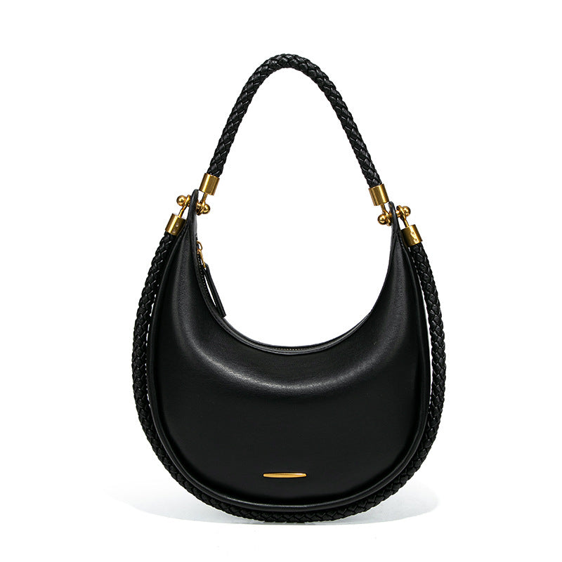 Women's Niche Selenodont High-grade Fashion Underarm Texture Handbags