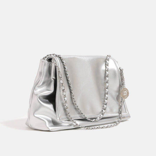 Women's Sier Niche Chain Versatile Large Capacity Bags