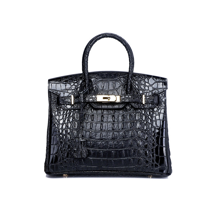 Women's Classic Fashion Genuine Leather Platinum Handbags