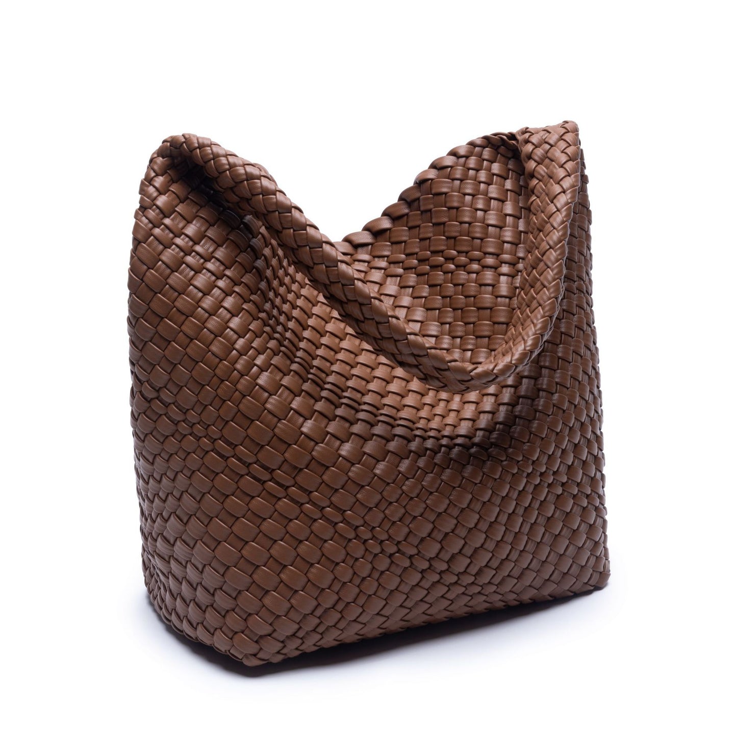 Women's Hand-woven Fashion Portable Korean Style Large Bucket Bags