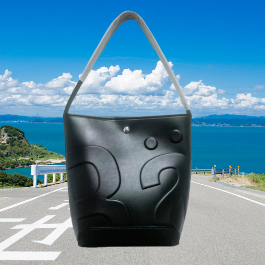 Autumn Thailand Niche Letter Embossed Fashion Bucket Bags