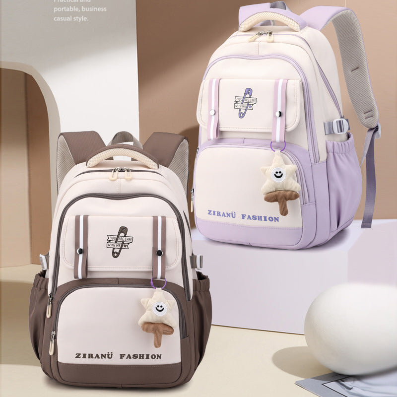 Children's Natural Fish Primary Grade To Lightweight Elementary School Students' Schoolbags