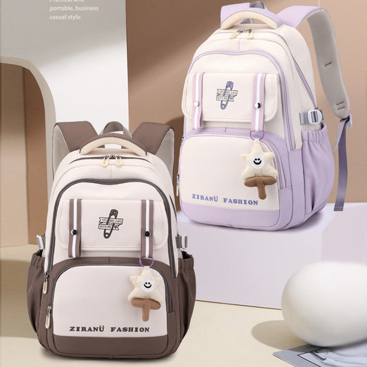 Children's Natural Fish Primary Grade To Lightweight Elementary School Students' Schoolbags