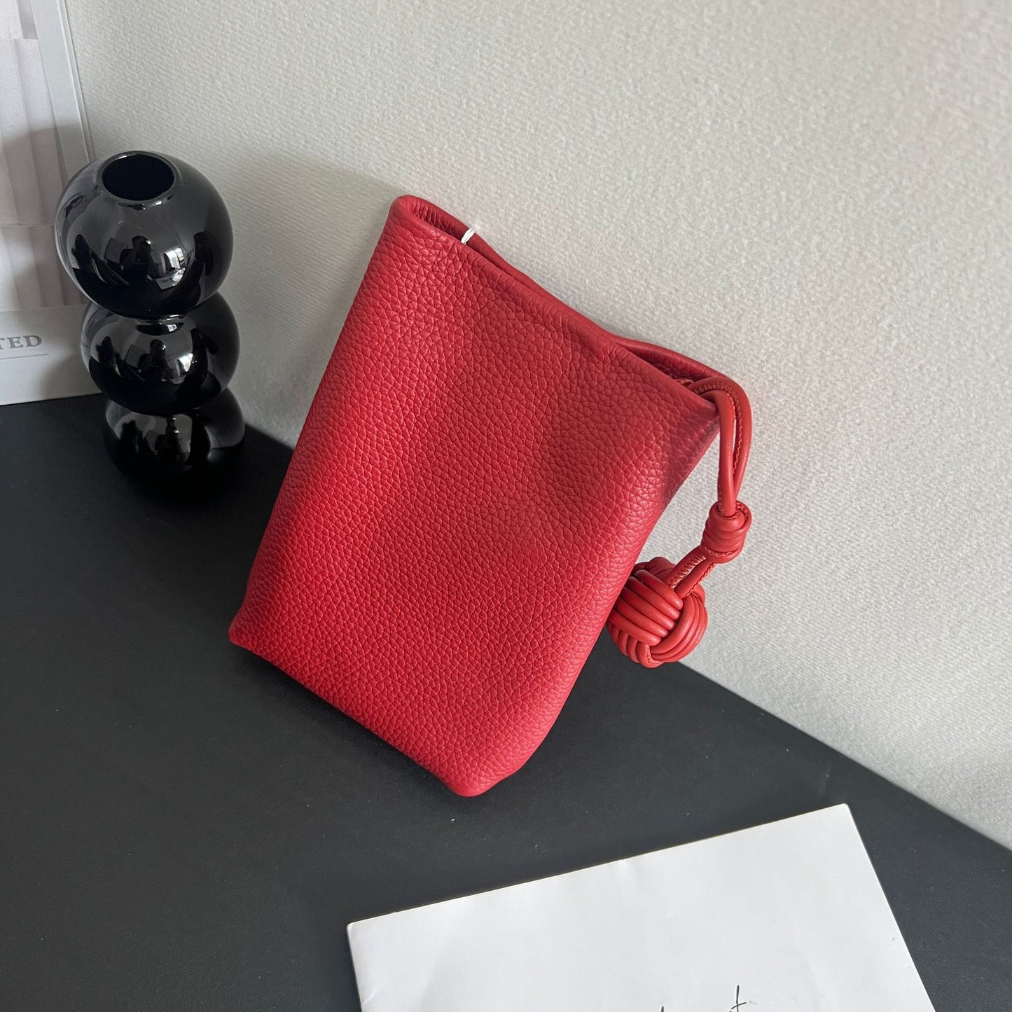 Women's Mini Vertical Mobile Litchi Pattern First Phone Bags