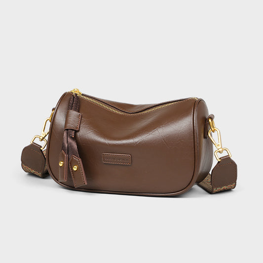 Women's Genuine Leather Commuter High-grade Exquisite Pillow Shoulder Bags