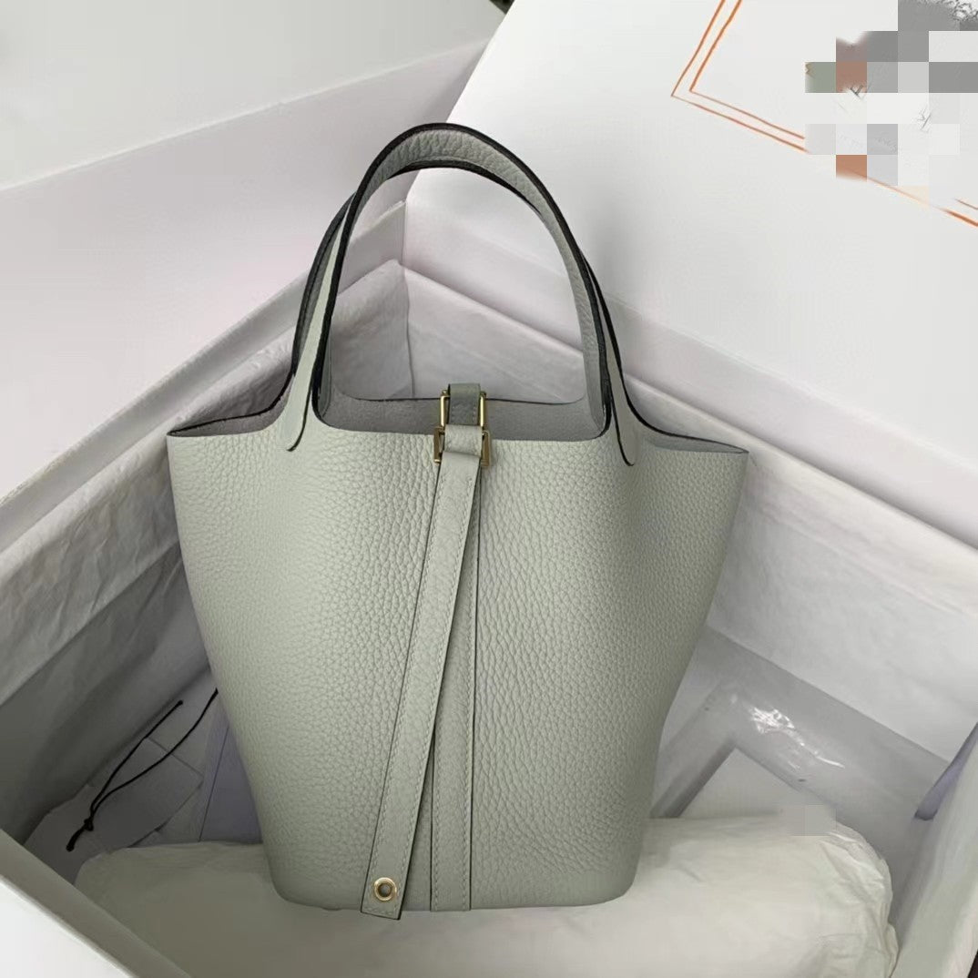 Women's Beeswax Thread Imported First Layer Cowhide Portable Bags