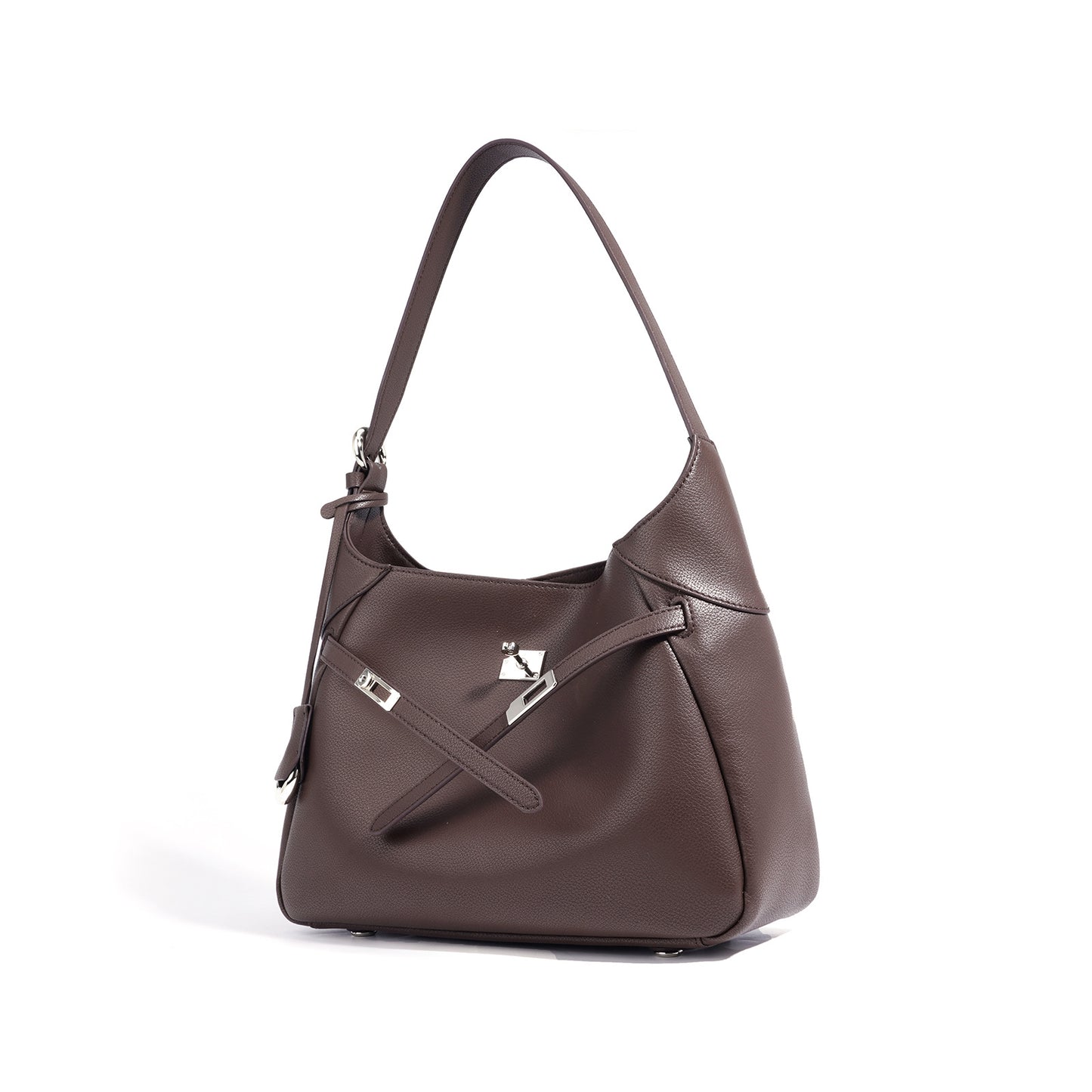 Women's Leather Design Premium Fashion Minimalist Underarm Crossbody Bags