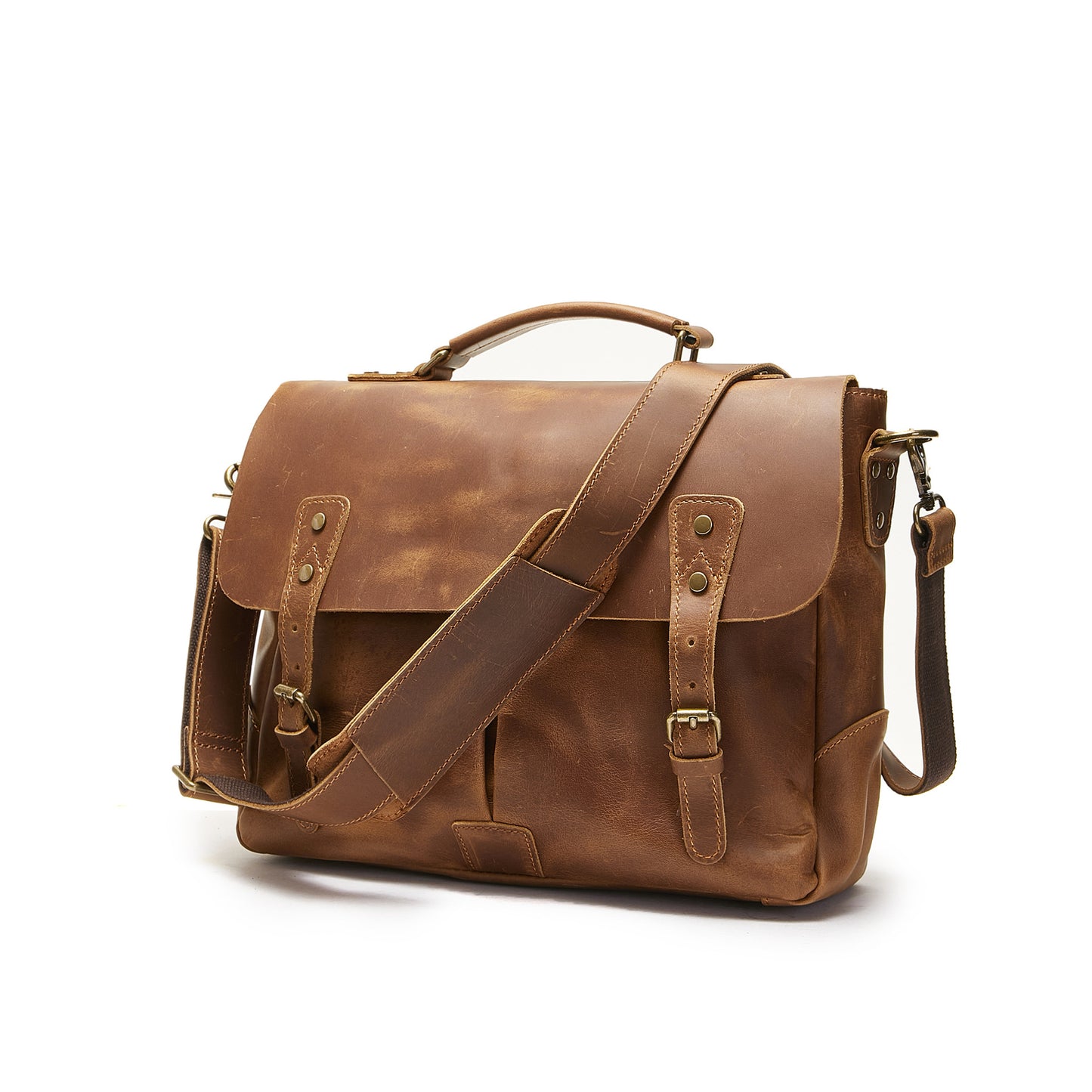 Men's Handmade First Layer For Double Pocket Bags