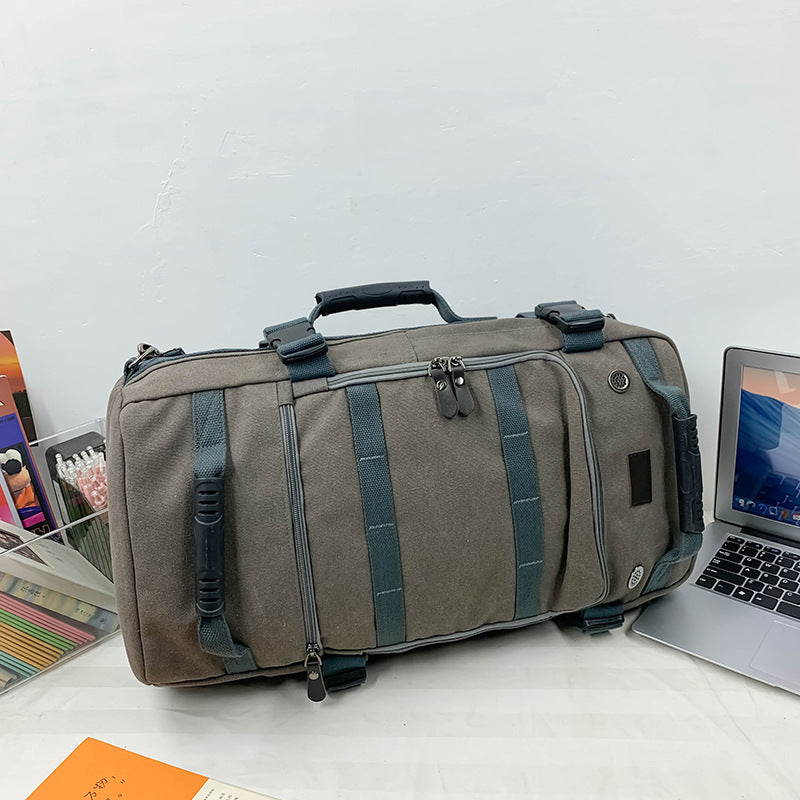 Women's & Men's & Portable Canvas Large Capacity Backpacks