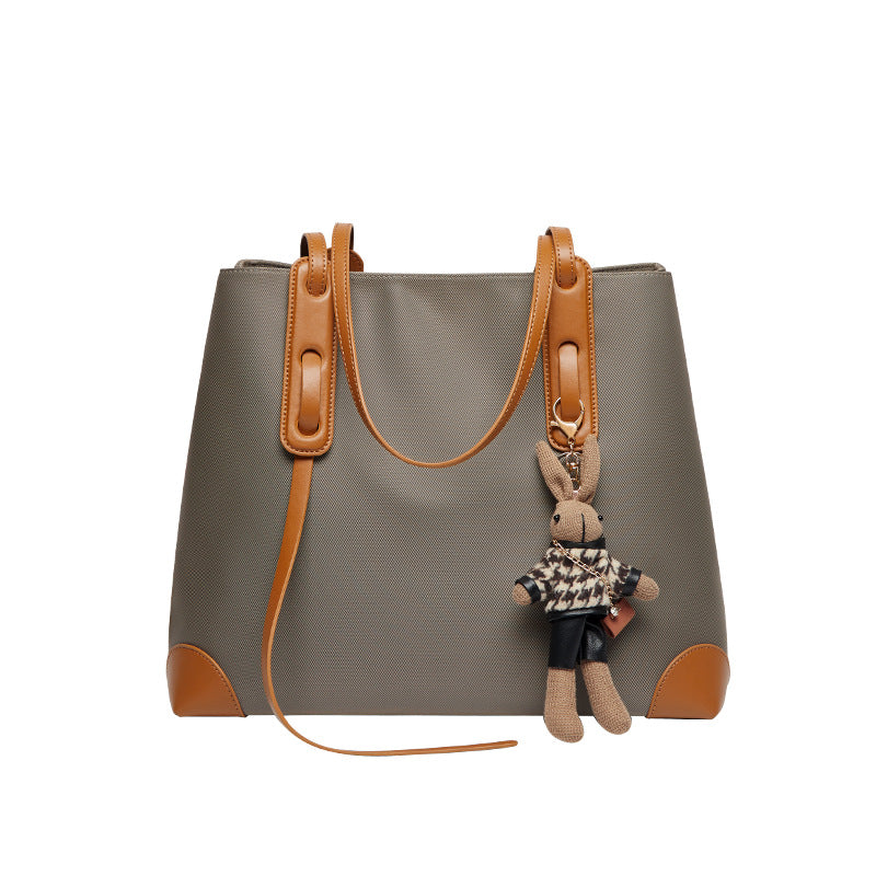 Women's Fashion Large Capacity Commuter High-grade Canvas Tote Bags