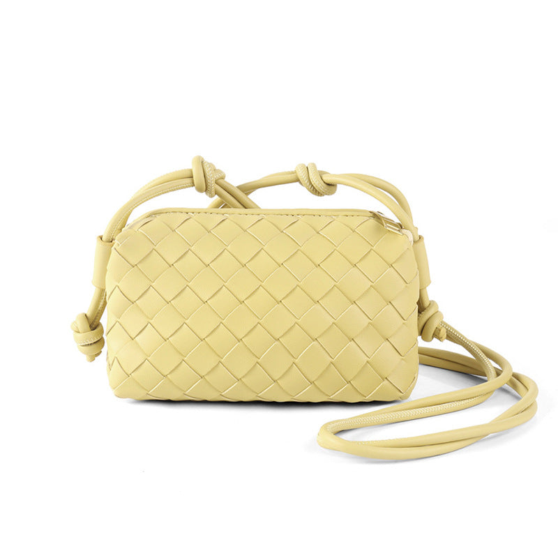 Women's Attractive Slouchy Summer Hand-woven Knotted Crossbody Bags