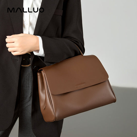 Women's Genuine Leather Light Luxury Minority Advanced Handbags