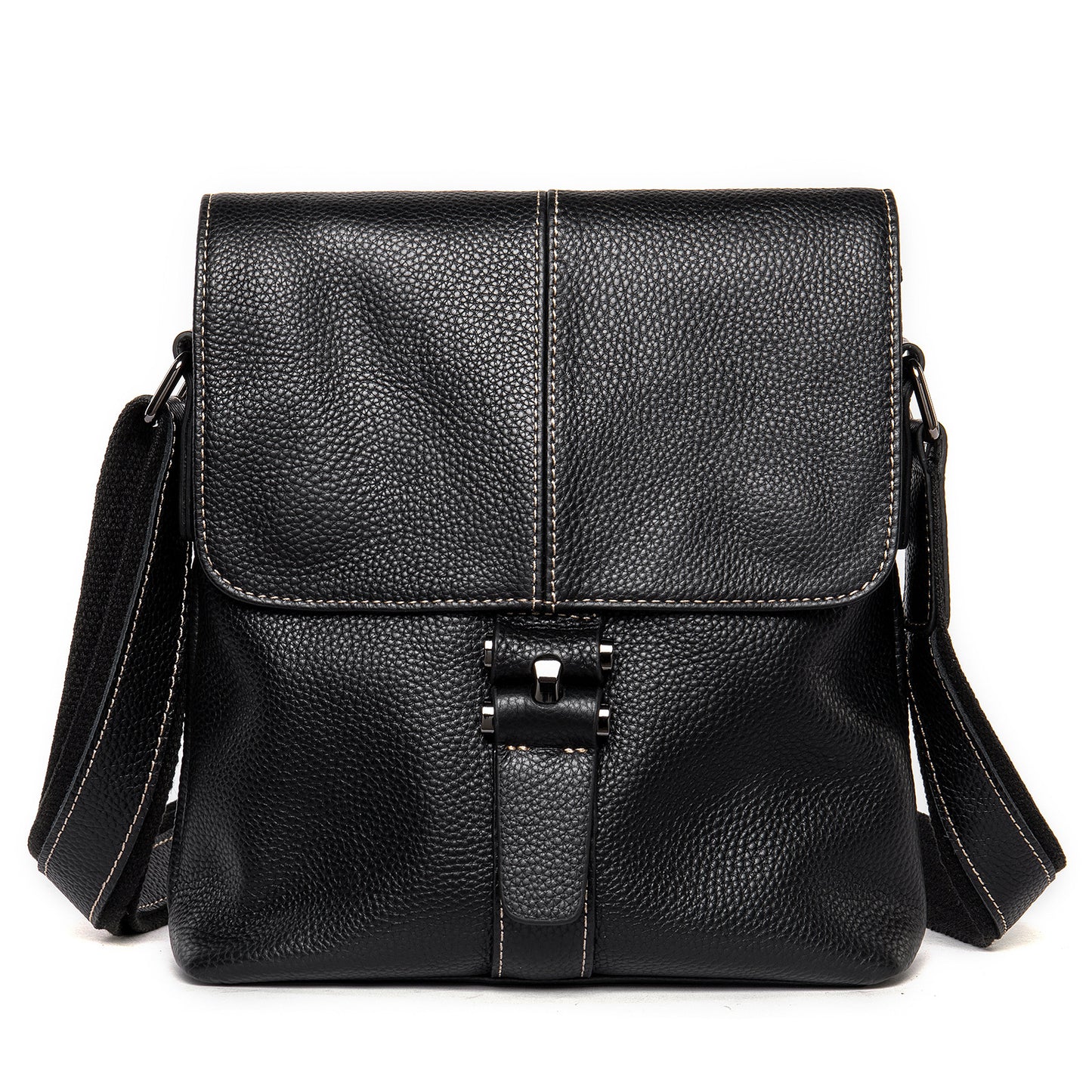 Men's Business First Layer Leather Retro Flip Men's Shoulder Bags